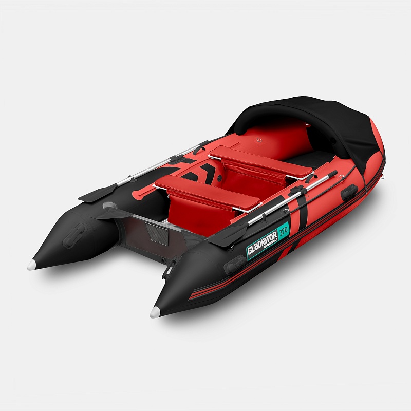 Лодка ПВХ Gladiator Active С370AL надувная
