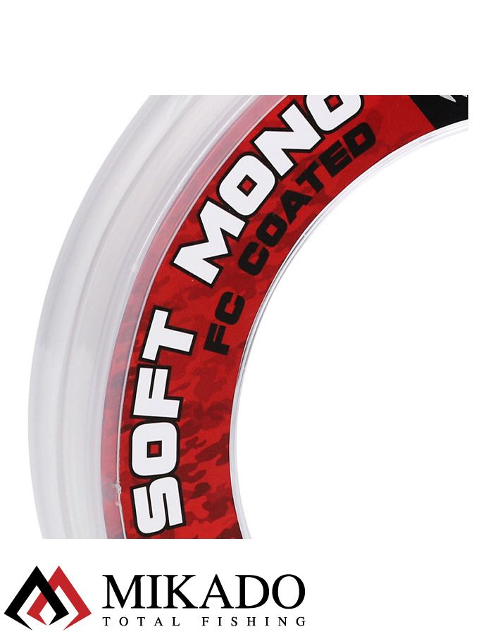 Поводочный материал Mikado Super Soft Mono FC Coated 1,0 мм, 55 кг, 50 м.